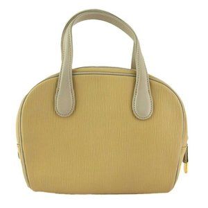 GIVENCHY Handbag Beige Leather Auth Used C4152